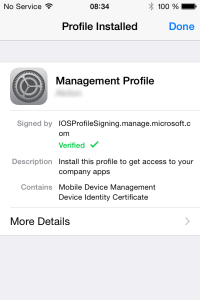 SCCM ios device enrollment