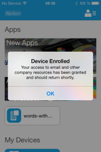 SCCM ios device enrollment