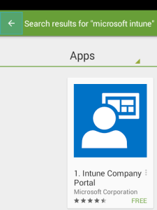 SCCM android device enrollment