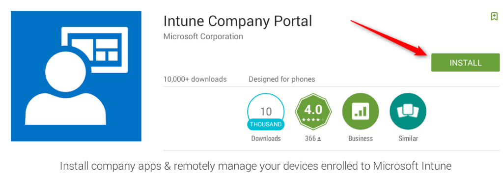 SCCM android device enrollment