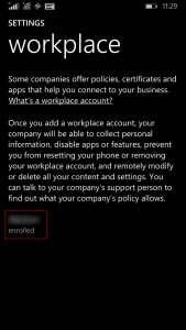 SCCM Windows Phone device enrollment