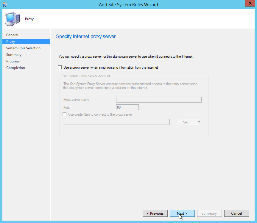 sccm 2012 install fallback status point