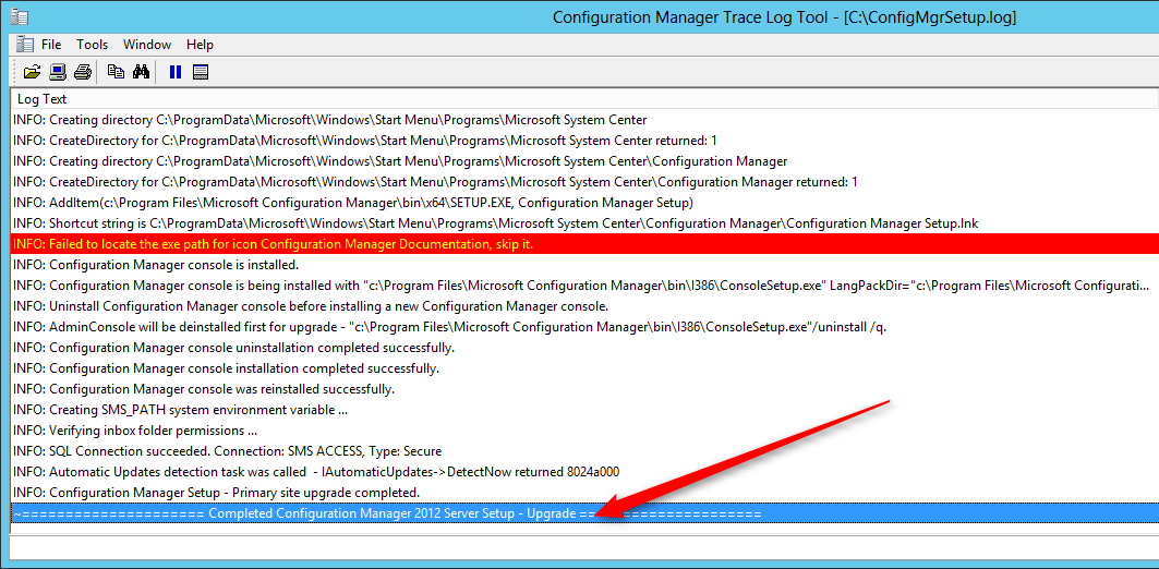 sccm 2012 r2 sp1 upgrade