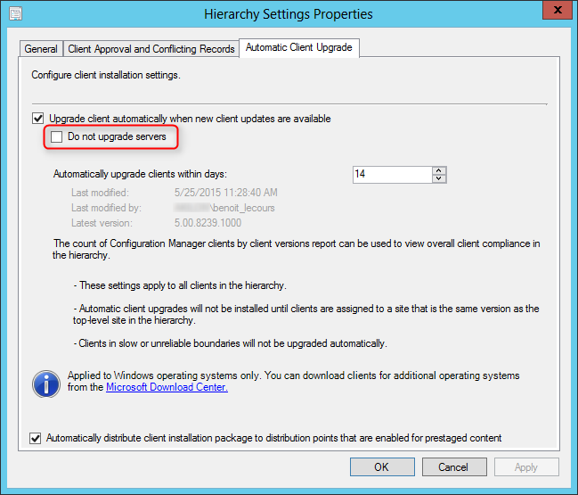 SCCM 2012 R2 SP1 new features