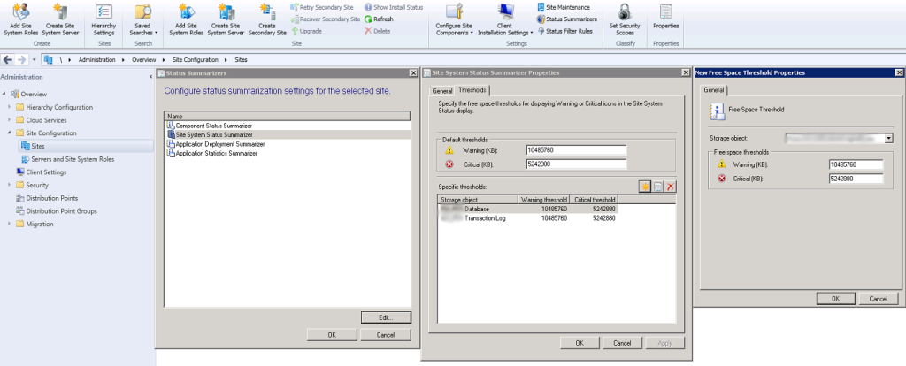 SCCM 2012 distribution point monitoring