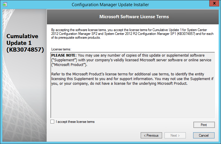 SCCM 2012 R2 SP1 CU1 Installation guide