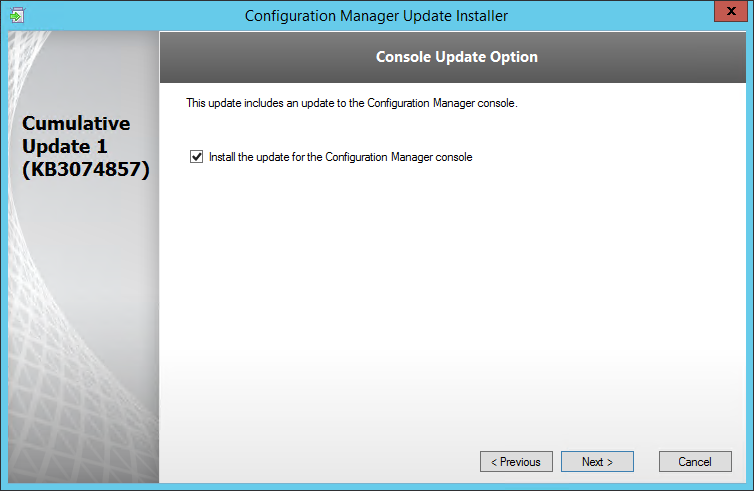 SCCM 2012 R2 SP1 CU1 Installation guide