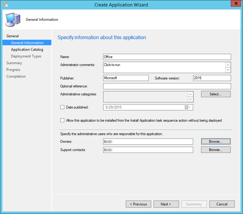 sccm 2012 Office 2016 deployment