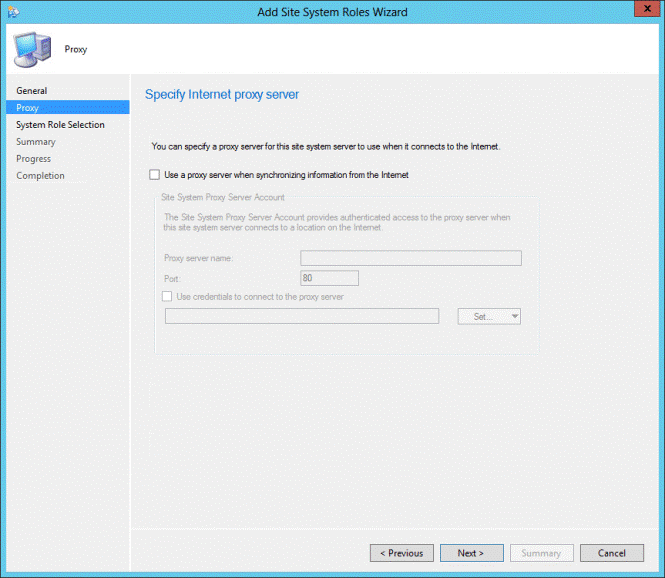 SCCM Service Connection Point