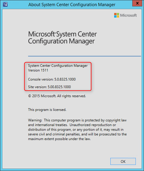 sccm 1511 upgrade