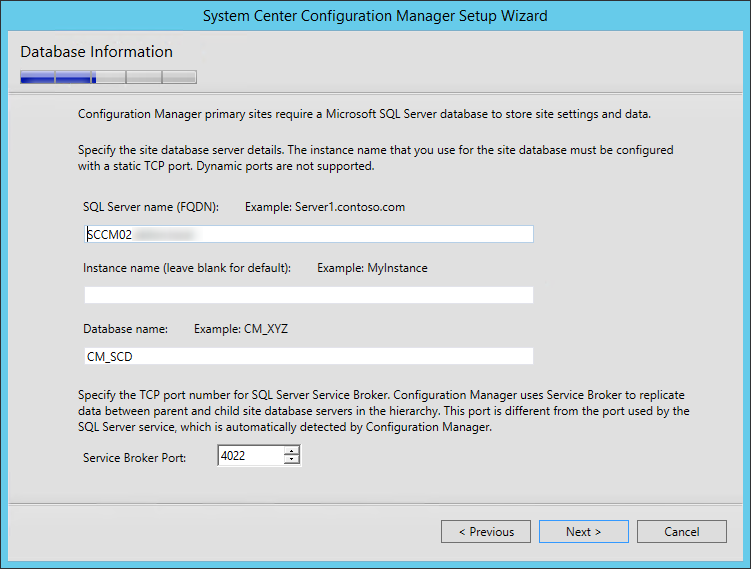 SCCM 1511 installation