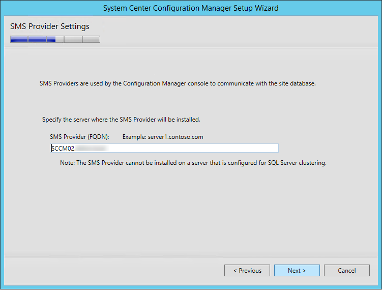 SCCM 1511 installation