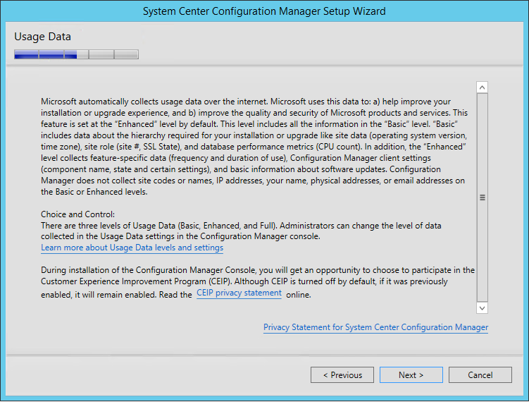 SCCM 1511 installation