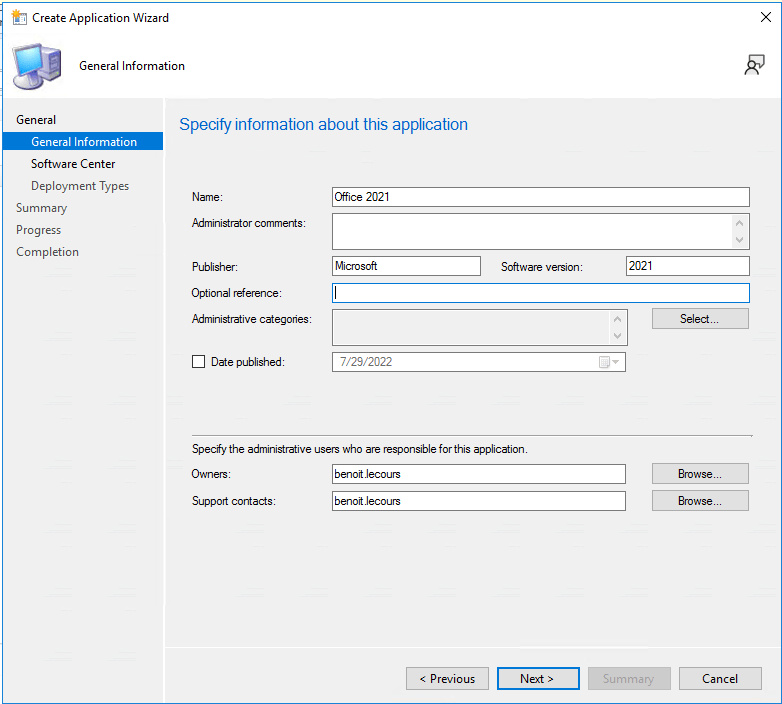 SCCM Office 2021