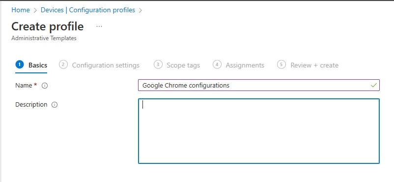 intune google chrome