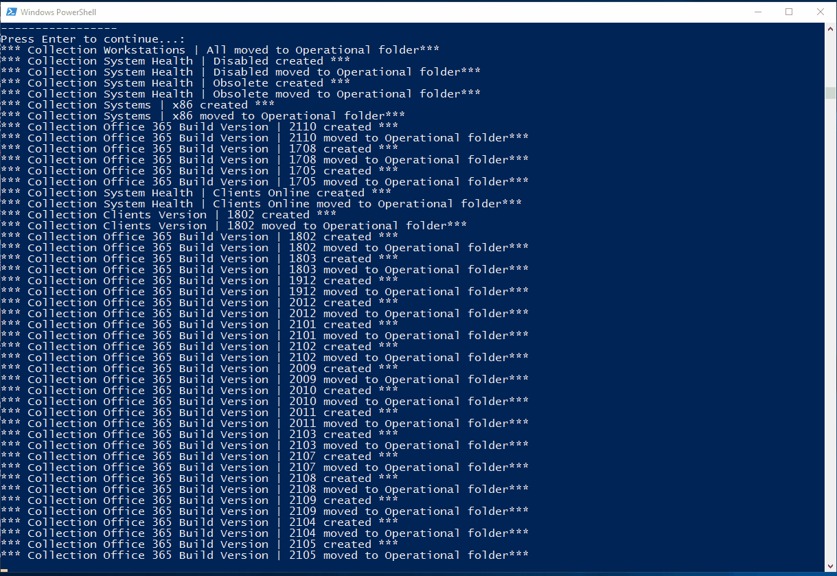 SCCM PowerShell script