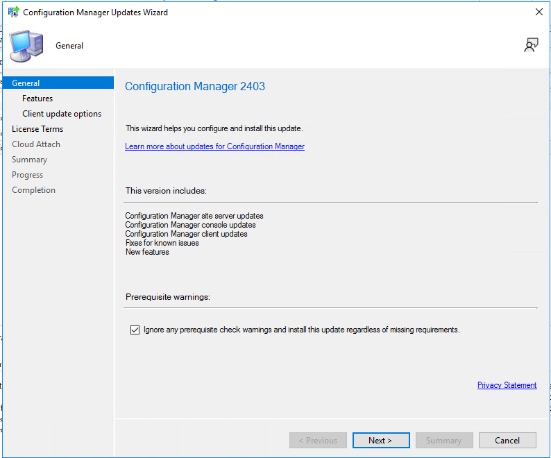 sccm 2403 upgrade