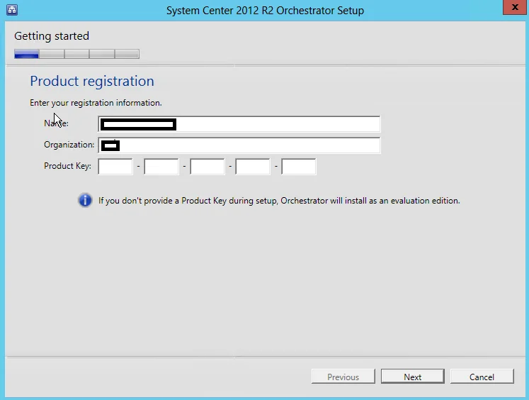 Orchestrator 2012 R2 Installation Guide