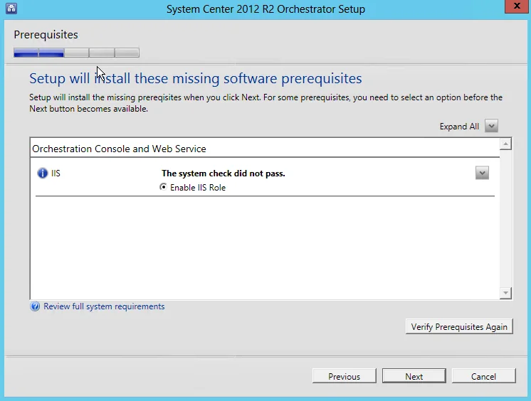Orchestrator 2012 R2 Installation Guide