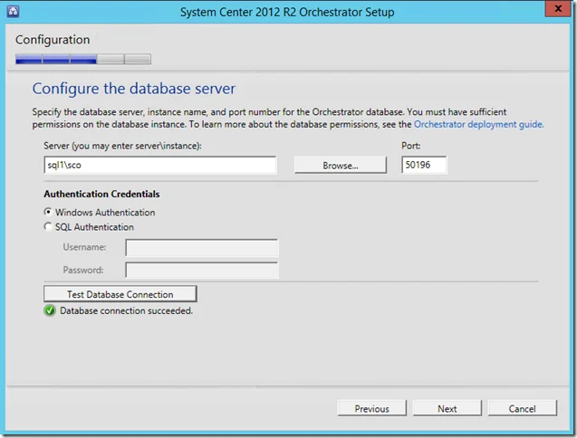 Orchestrator 2012 R2 Installation Guide