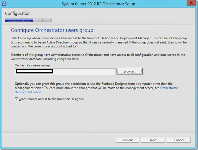 Orchestrator 2012 R2 Installation Guide