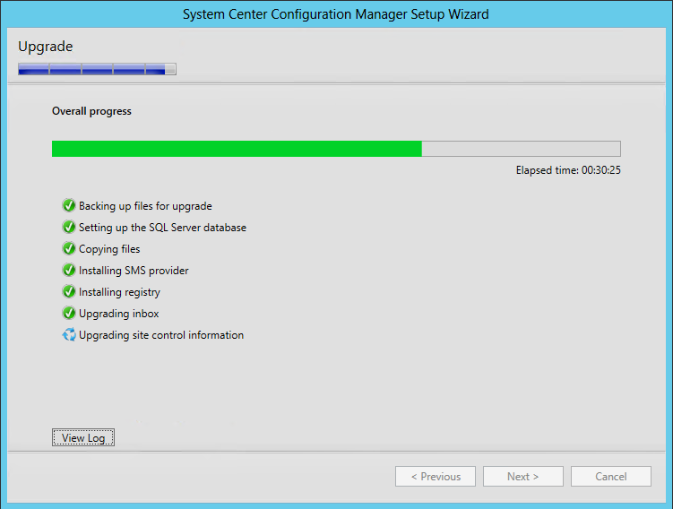 sccm 2012 r2 sp1 upgrade