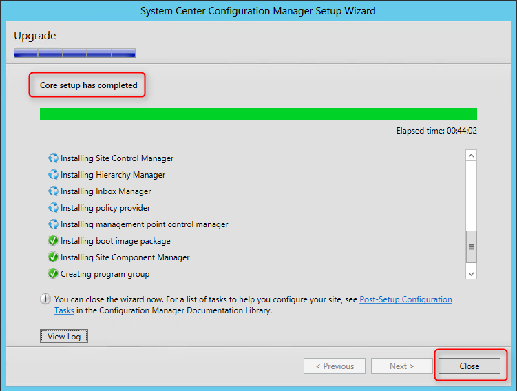 sccm 2012 r2 sp1 upgrade