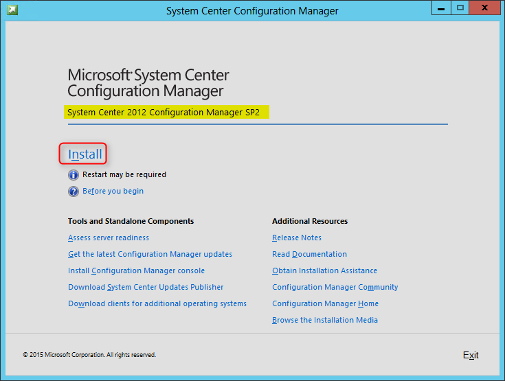 sccm 2012 r2 sp1 upgrade