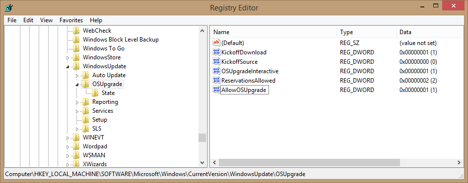 Windows 10 error code 80240020