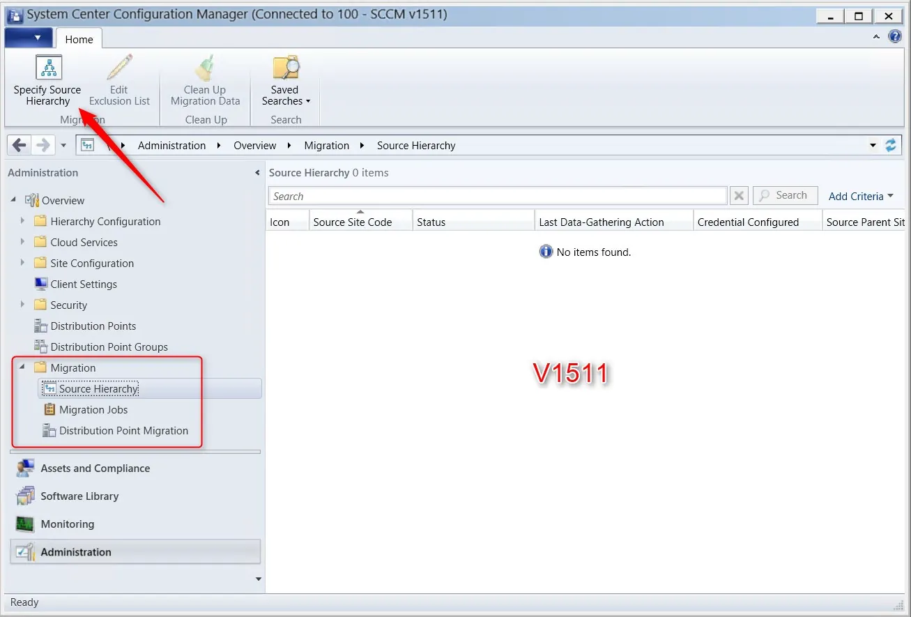 sccm 1511 migration